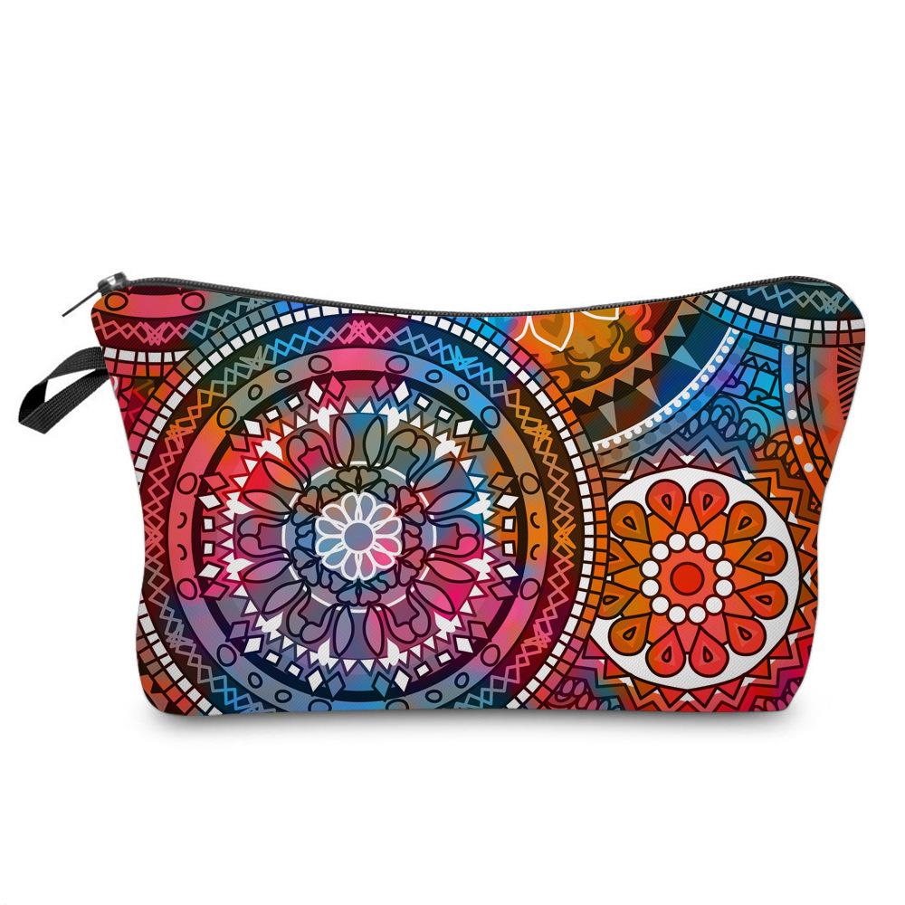 3D Printed Datura Makeup & Clutch Bag - Women's Storage Toiletry Bag