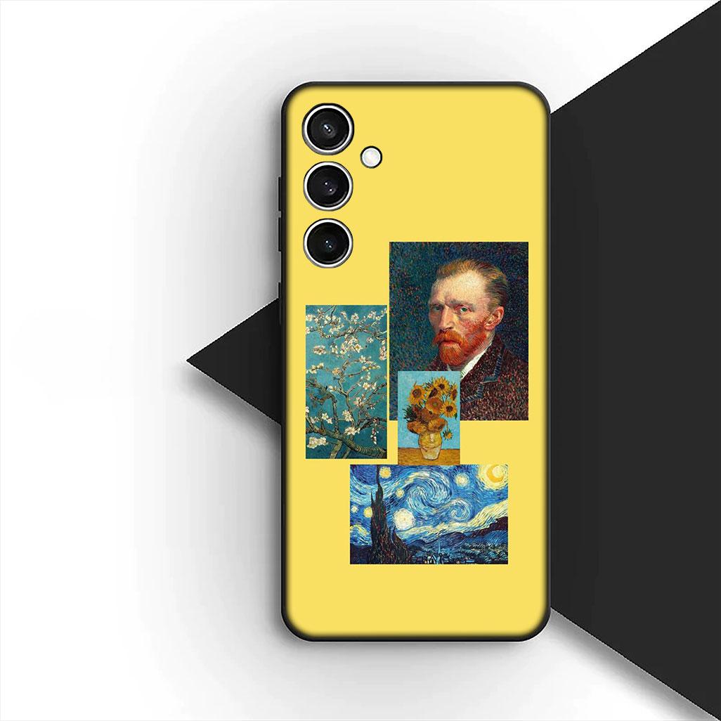 

for Motorola Moto Edge 70 60 Fusion NEO Pro G56 G96 G04 G05 20 G Stylus Phone Cover Soft Case Sunflower Starry Night Van Gogh Motorola Moto G Stylus 5G (2024)