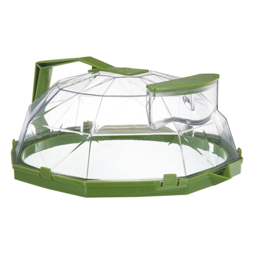 Microwave Food Cover with Handle High Temperature Resistant Microwave Splatter Cover Plate Guard Cover with Air Vent