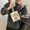 Fashion Cartoon Pattern Women's Bag Mobile Phone Bag 2025 New Crossbody Shoulder Trend Bag Small Square Bag