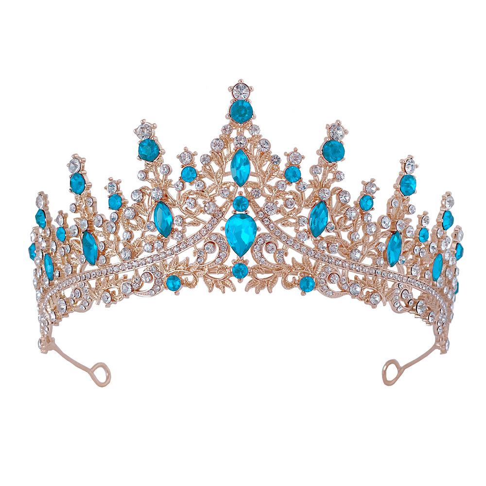 New Wedding Crown Headdress Bride Elegant Luxury Rhinestone Wedding Dinner Wedding Style Crown