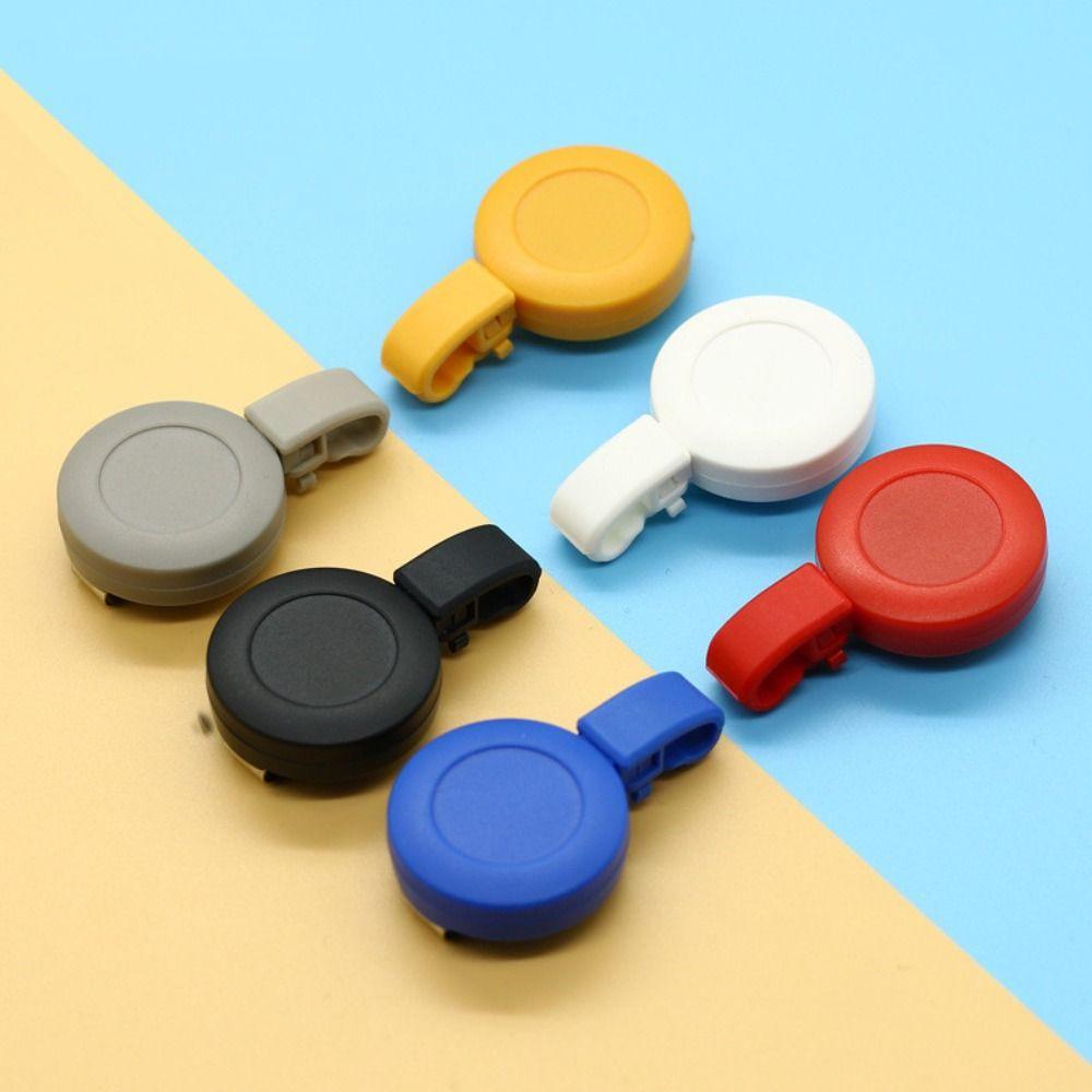 Frosted ID Card Holder Name Tag Easy To Pull Buckle Retractable Badge Reel Doctor Hospital