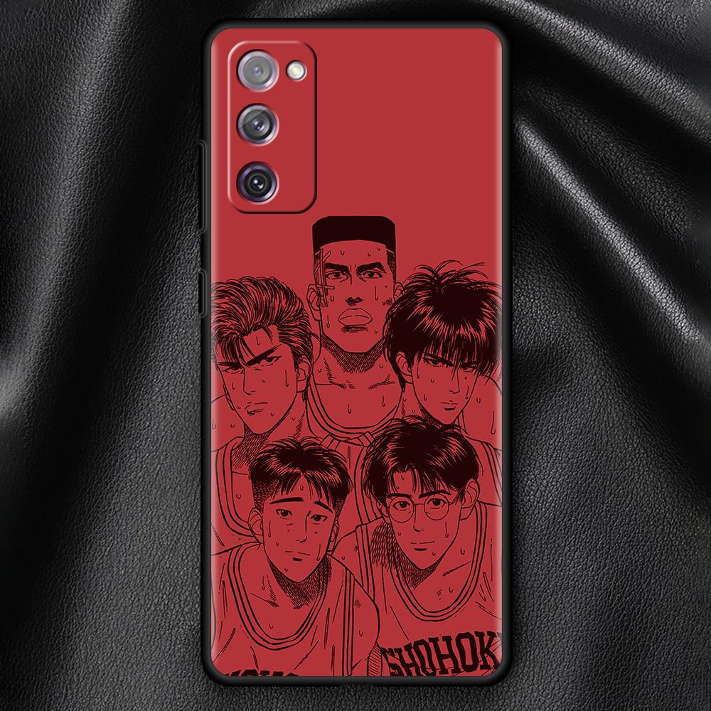 Anime SLAM DUNK Soft Black Case For Samsung Galaxy S21 Ultra S20 FE S10 Plus S10e S9 S8 S7 M51 M31 Silicone Shell Phone Cover