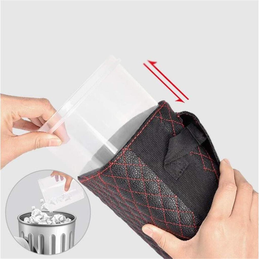 Car Trash , Car Trash , Car Bucket, Multi-functional, Magnetic Lid, Fixable, Washable, Easy