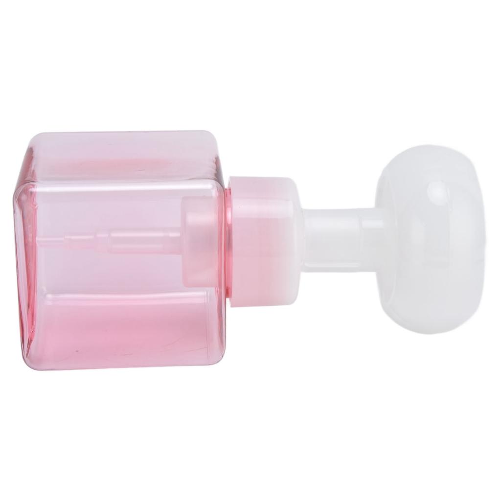 250ml Foaming Bottle PETG Plastic Flower Foam Dispenser Square Bottles for Cosmetic