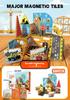 Ocean World Magnetic Tiles Set - Colorful STEM Educational Toy