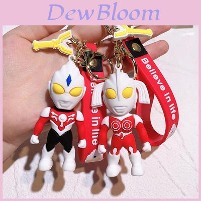 Schattige Ultraman Sleutelhanger Siliconen Accessoires Voor Rugzak En Kerstboom