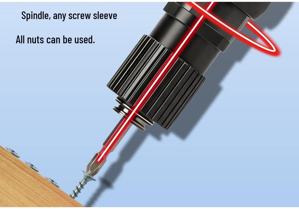 Good Partner 6090L Adjustable High Torque Brushless Electric Screwdriver with Auxiliary Handle