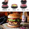 Molde para hamburguesas ABS, prensa para hamburguesas, molde para hamburguesas rellenas, máquina para hacer hamburguesas redondas de carne de res, utensilios de cocina, accesorios de cocina