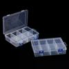 Multifunctional Tool Case 2013.54.5cm 8 Grids Transparent Plastic Storage Box Screw Electronic Component Organizer