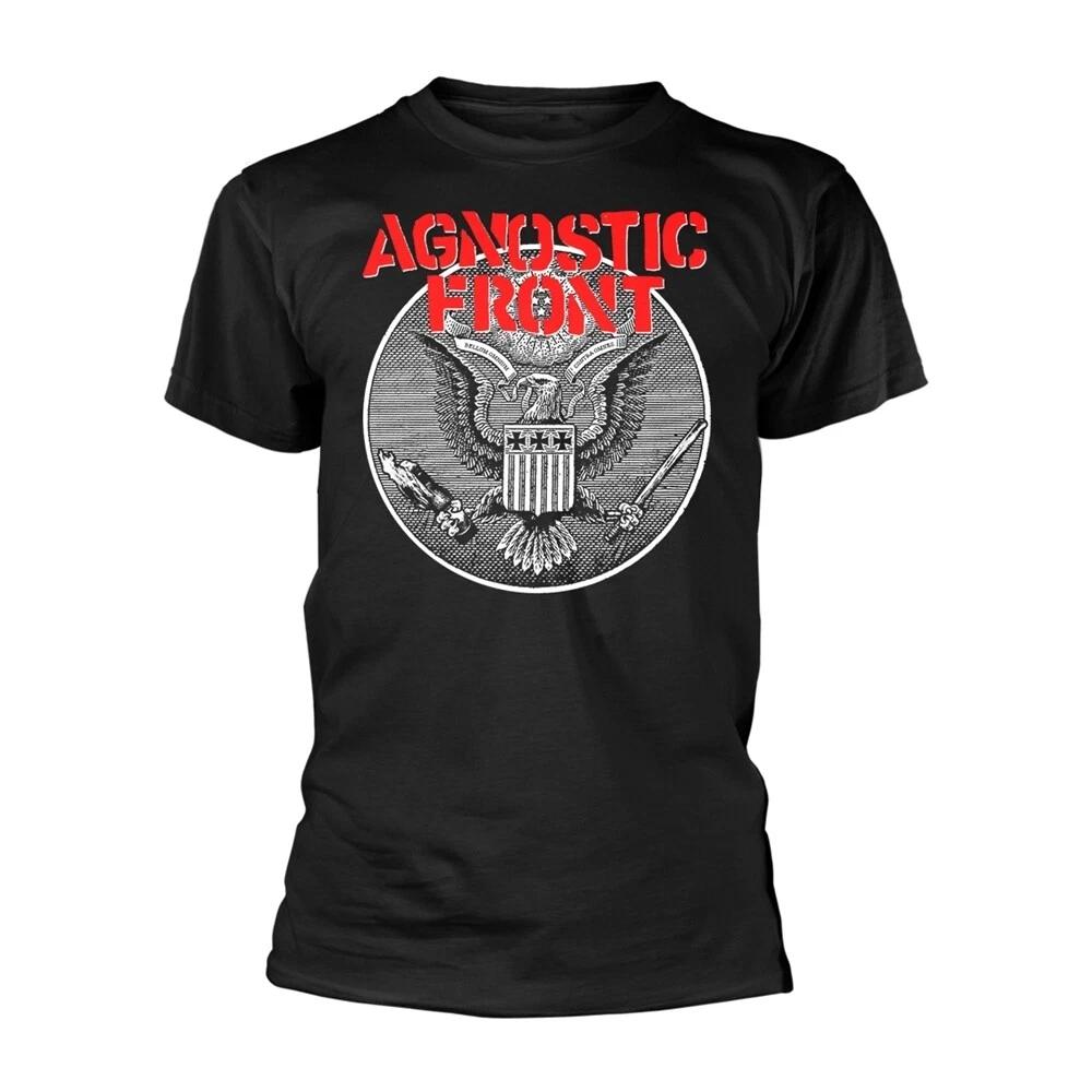 AGAINST ALL EAGLE by AGNOSTIC FRONT T-Shirt, Front & Back Print 4XL