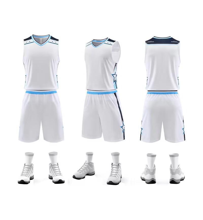 Cross-Border Basketball Training Uniform Set for Children and Adults