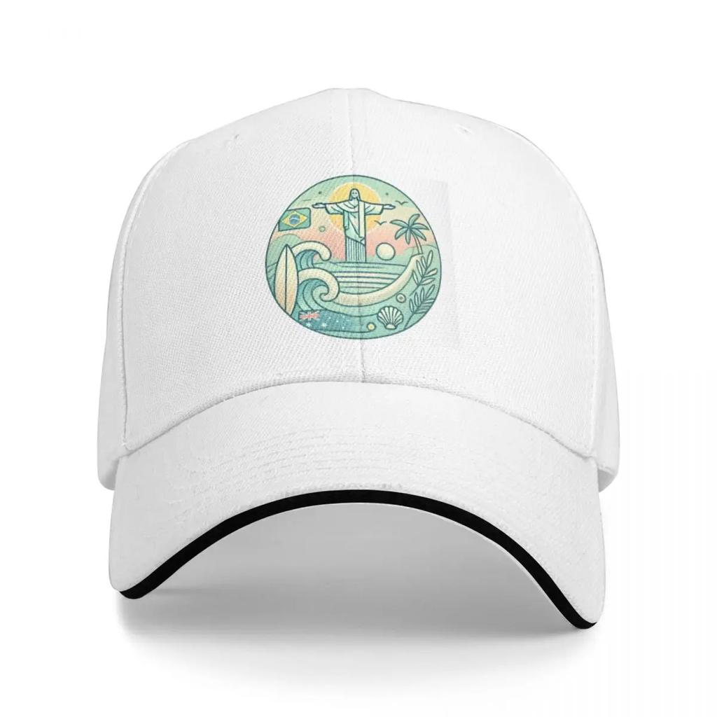 Union of Brazil, Australia, surfing and faith Baseball Cap Anime Hat luxury caps sun hat Golf Wear Men Women's
