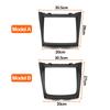 Car Front Center Console Panel Cover Water Cup Holder Decorative Panel Bezel For BMW X5 X6 E70 E71 E72 51166956756 51169129401