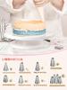 Kyododoya Cake Turntable Set, 21-piece set for cake making, cake stand, approximately 28cm diameter, non-slip, 360-degree rotation, baking tools, PP p