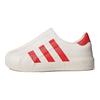 adidas Originales Adifom Superstar Modernos Cómodos Antideslizantes Ligeros Zapatos de Skate de Caña Baja Zapatillas Unisex Blanco Rojo ID4661