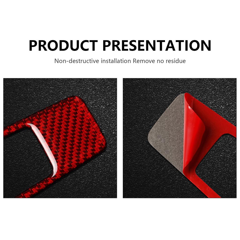 For Ford Mustang 2009 2010 2011 2012 2013 2014 Accessories Car Steering Wheel Sticker Decal Carbon Fiber Interior Trim