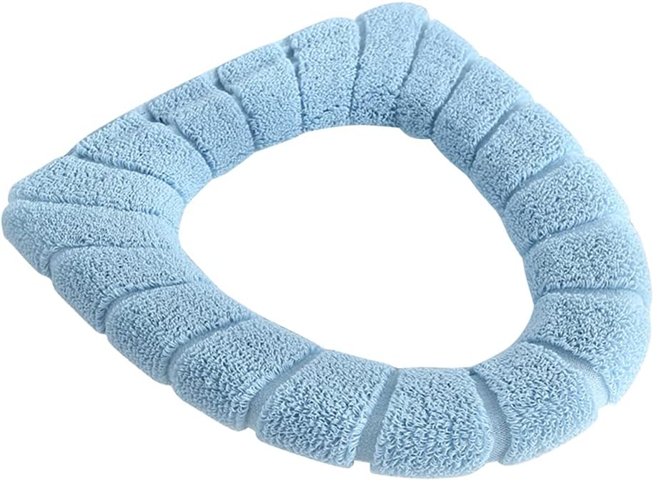 Washable Toilet Seat Cover – Stretchable Cushion Pad for Bathroom, Reusable Washable Soft Mat, Universal Fit Cold Weather