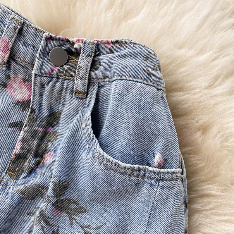 2025 Spring Denim Skirt Women's Autumn High Waist Slim Skirt A-Line Skirt Small Fork Skirt