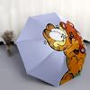 Garfield Hugger: Automatic Opening/Closing Umbrella with 3 Fold Design and Iron Frame, Perfect Gift for Fans and Travelers0104035a