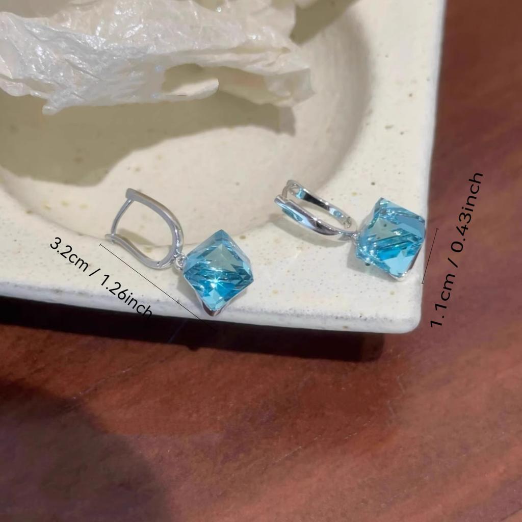 Square High-end Temperament Versatile Earrings