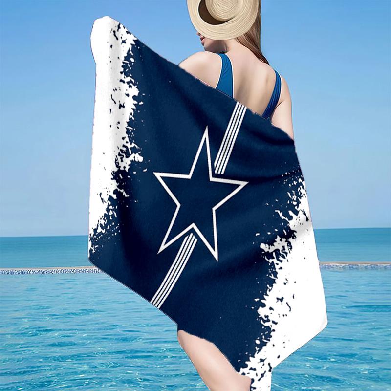 Dallas Cowboys  Microfiber Beach Towel, Lightweight And Quick-Dry, for Summer Travel, Beach Essential, Swimming Pool