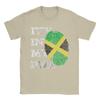 It's In My DNA Jamaica T Shirt Summer Jamaican Cotton T-Shirts For Men Custom DIY Tee Shirt Short Sleeve Streetwear Tees