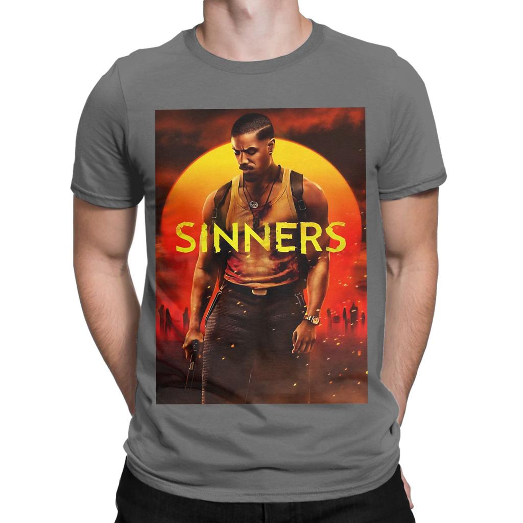 We Are All Sinners Movie orange Novelty 100 Cotton TShirt Sinners Tops Tees For Unisex