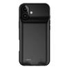 A29 For iPhone 17 Battery Case Soft TPU Edge 6000mAh Rechargeable Protective Back Cover
