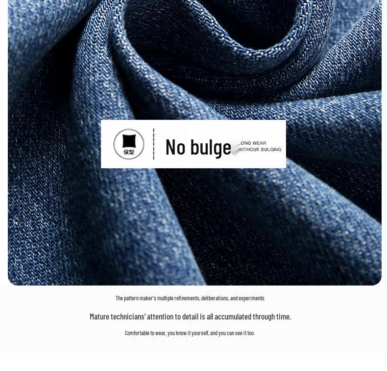 High-Waisted Blue Slim-Fit Straight-Leg Drapey Jeans - Autumn 2025 Collection