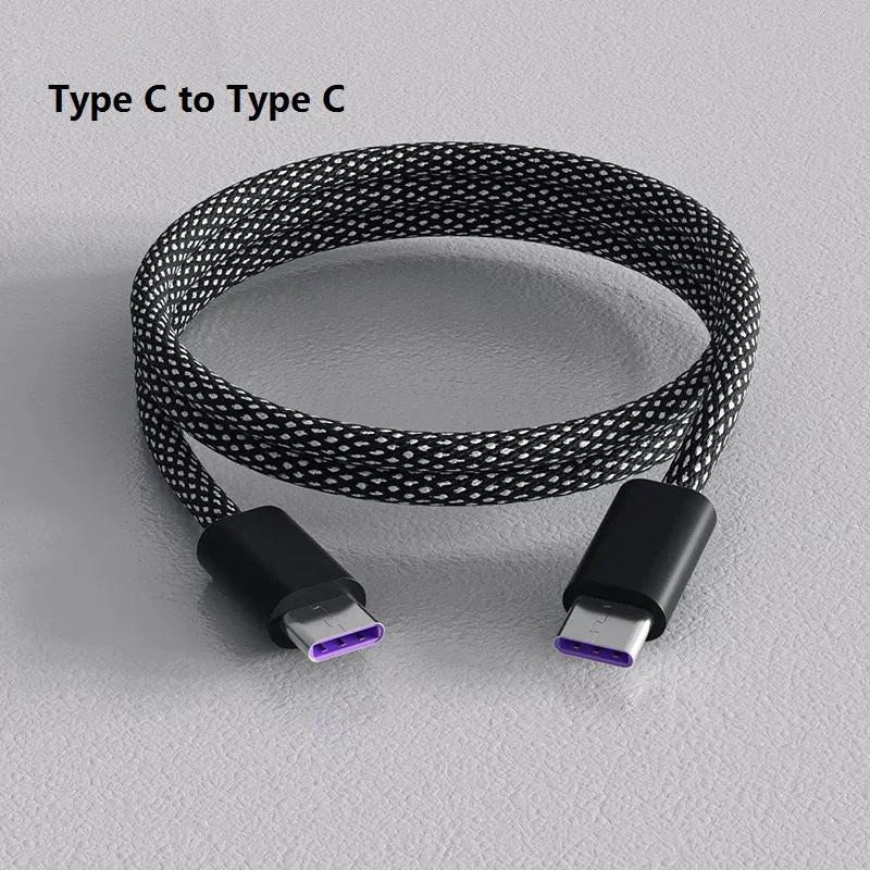 

Magnetic Cable USB C To Type C Fast Charger for iPhone15 Xiaomi USB A To TypeC Data Charging Wire tablets MacBook Samsung 100W 1m