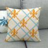 European Floral Gold Black Blue Linen Cushion Covers Modern Nordic Geometric Decorative Pillows Cover Couch Pillows Boho Decor