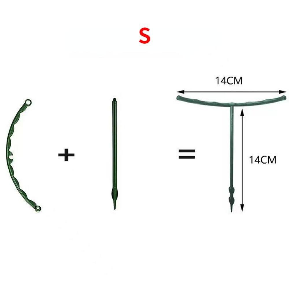 Plastic Plant Support Ring Orchard Garden Support Pile Stand for Flower Greenhouses Arrangement Fixing Rod Holder Gardening Tool