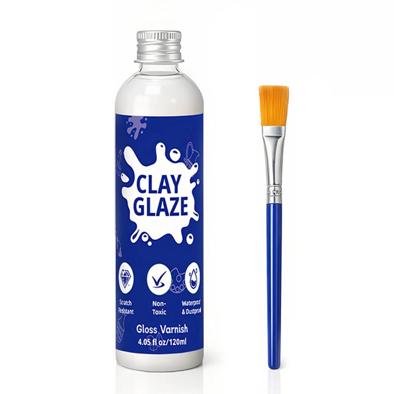 Gypsum Doll Acrylic Paint Varnish - Water-Based, Glossy, Dustproof Finish for DIY Oil Painting.
