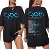 Camila Cabello C XOXO 2026 Tour Maglietta Unisex Moda Donna Cotone Manica Corta Magliette Casual Retro Oversize Maglietta Streetwear