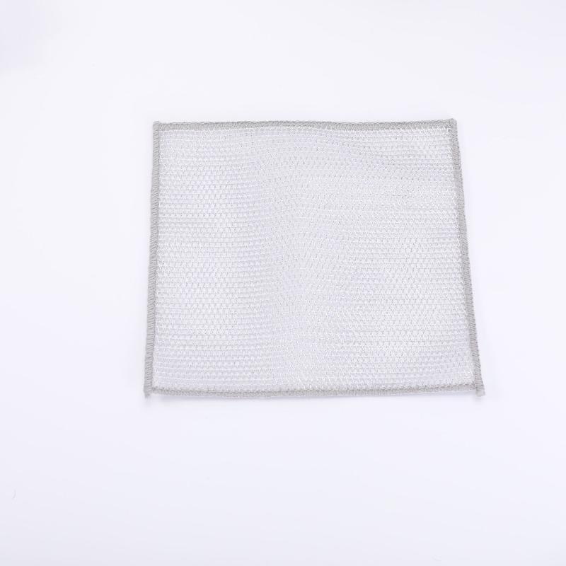 10Pcs Reusable Metal Wire Scouring Pads Non-Oily Mesh Cleaning Cloths for Kitchen Stove Pots Cookware Dish Washing