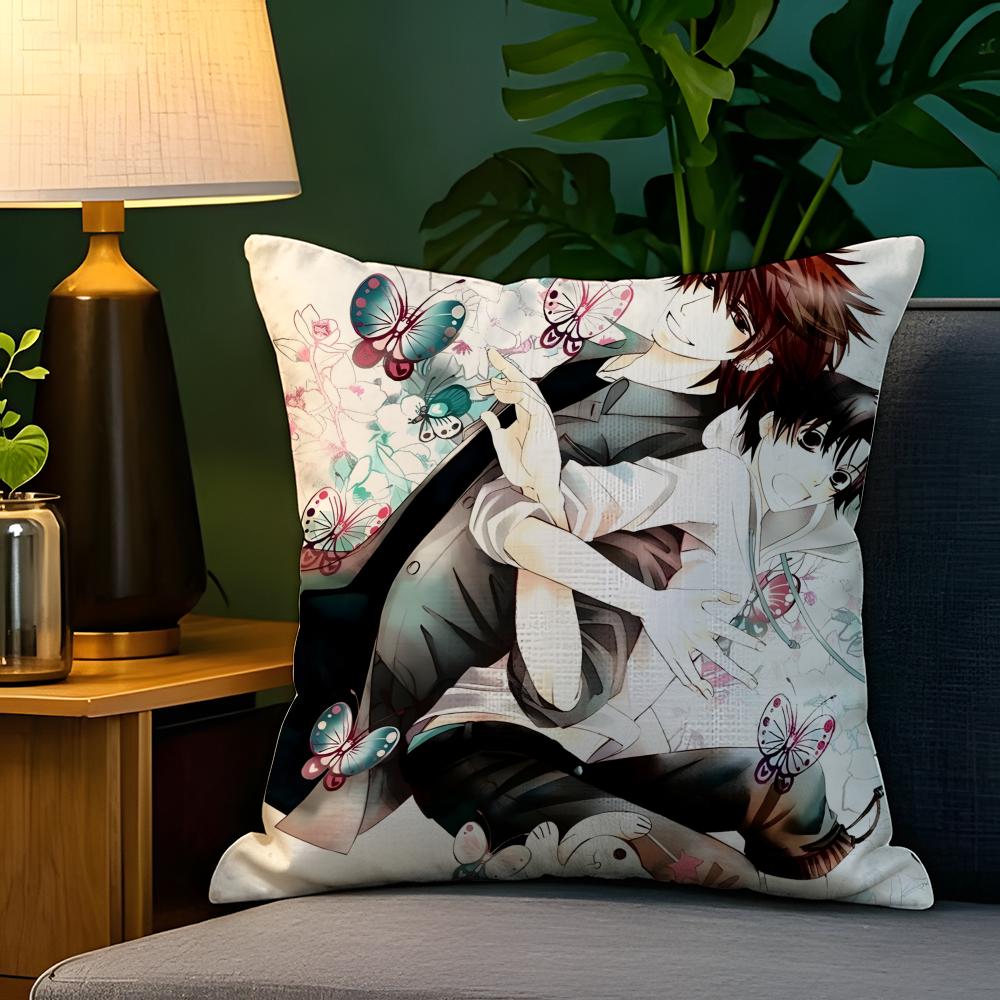 Comic Anime PCSekaiichi HatsukoiS Pillow Case Natural Linen Pillow Case DoubleSided Decor Sofa Pillowcase Home Decor