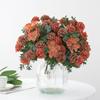 5-pronged Vintage Hydrangea, Silk Flower, Artificial Flower, Green Plant, Wedding Photography, Home Decoration Arrangement