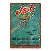 Decorazione Circo Retro Vintage Fuochi d'Artificio Poster Metallico Decorazione Festival di Natale Pittura Arte da Parete Targhe Segni Caccia Bombardiere Jet YI-101