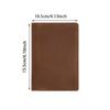 Crazy Horse Leather Genuine Leather Notebook Pen Slot Leather Journal Cover  Gift for Men