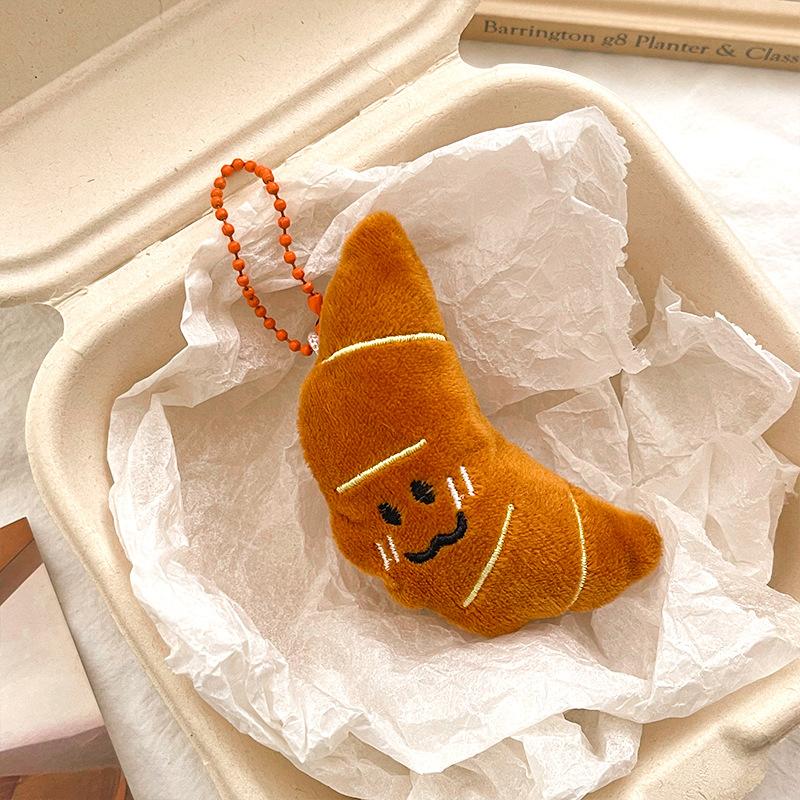 Creative Cartoon Food Plush Doll Pendant Girl Versatile Keychain Backpack Pendant Decorative Doll