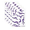 Baizihuahu 5 Sheets Temporary Tattoo Stickers, Skin-Friendly Demon Energy Pattern Tattoos, Hypoallergenic Non-Irritating Stickers for Kids Adults