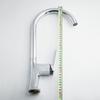 Deck Mounted Single Hole Zinc Hot and Cold Kitchen Sink Faucet Mixer Tap