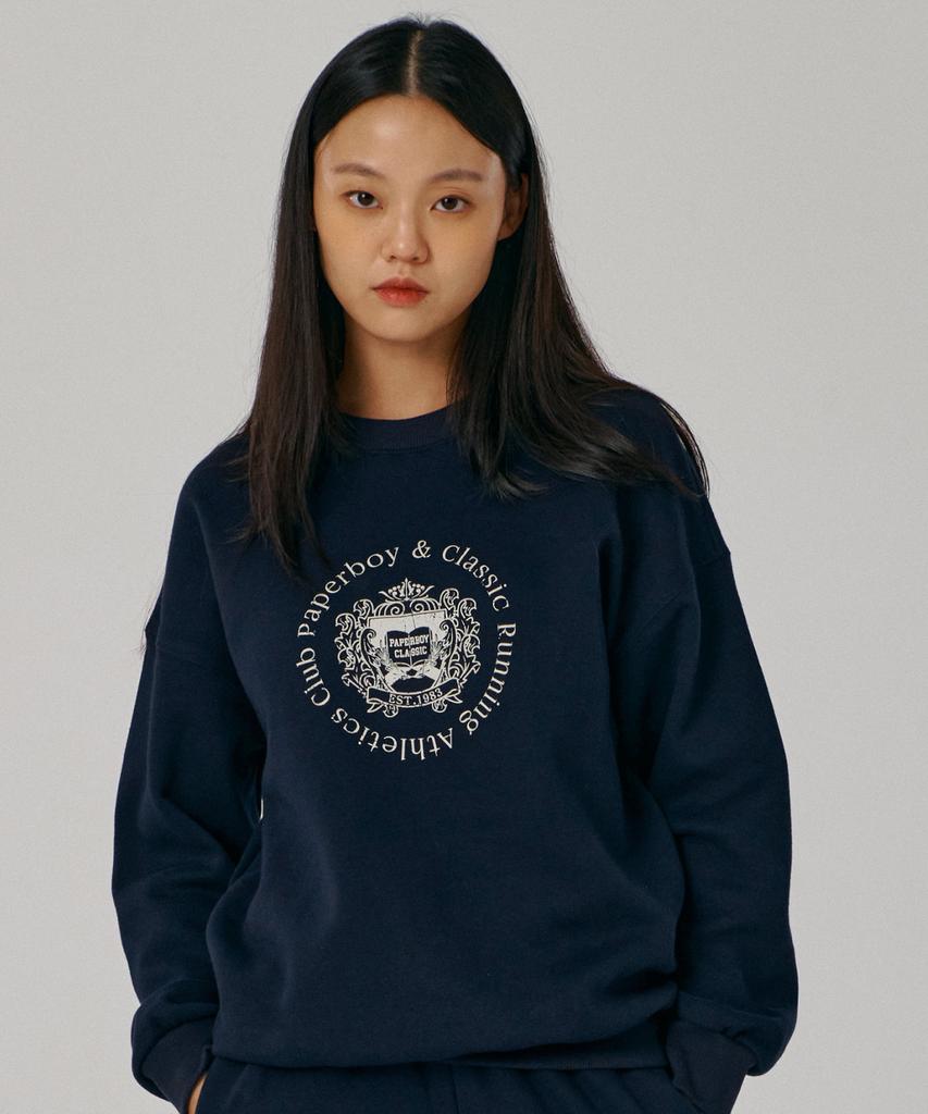 PAPERBOY County Sweatshirt - Navy