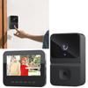 2.4G Wi-Fi Smart Video Doorbell Infrared Night Vision HD Video Doorbell Intelligent Video Intercom Doorbell for Family Apartment