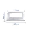 21284600277 Rear Seat CD Player Panel Bezel for Mercedes W212 E-Class 2009-2016 Center Console Chrome Trim