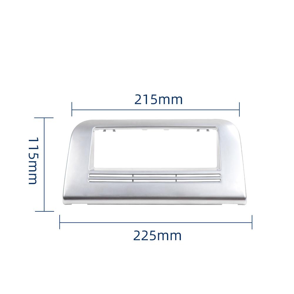 21284600277 Rear Seat CD Player Panel Bezel for Mercedes W212 E-Class 2009-2016 Center Console Chrome Trim