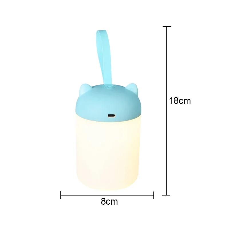 

USB LED Night Light Touch Control Rechargeable for Bedroom Bedside Baby Nursery Dimmable Night Feeding Lamp 3 Colors Eye Care 1200mAH&UK синій