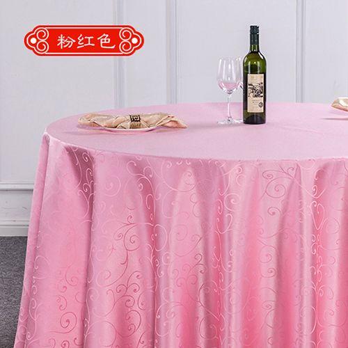 Modern Minimalist Solid Color Dining Table Set Hook Up Party Circular Decorative Cloth Multiple Colors of Chinese Tablecloth