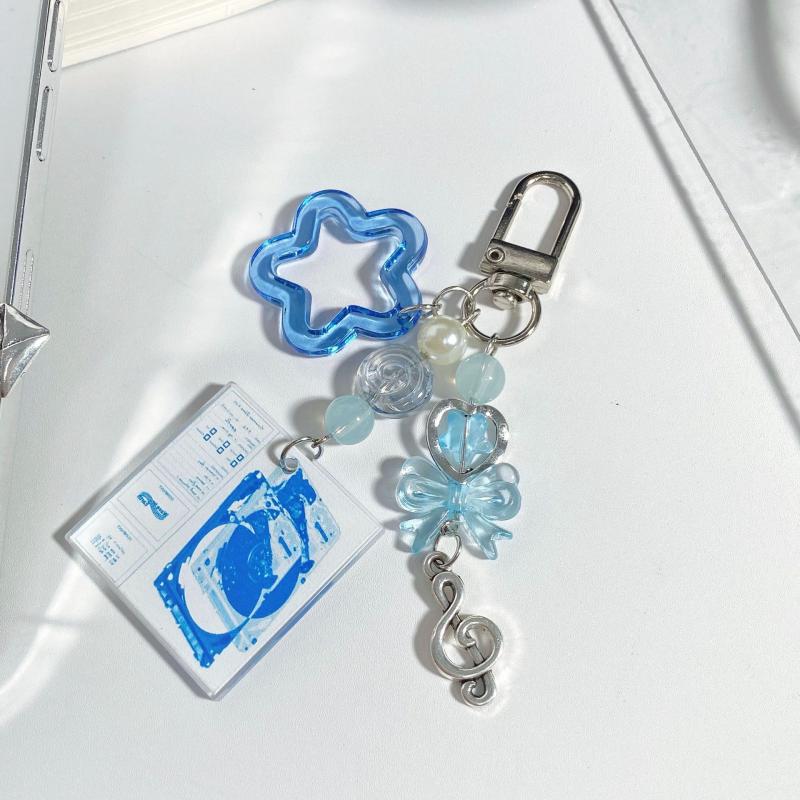 1 sztuka Album muzyczny CD Zespół Brelok Wave To Earth Styl Y2K Pasek na telefon Miłośnik muzyki Akcesorium do telefonu Zawieszka